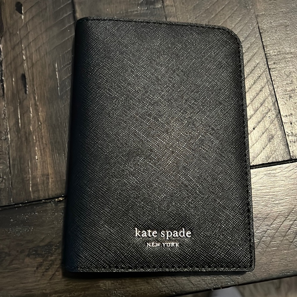 Black Kate Spade Passport Holder